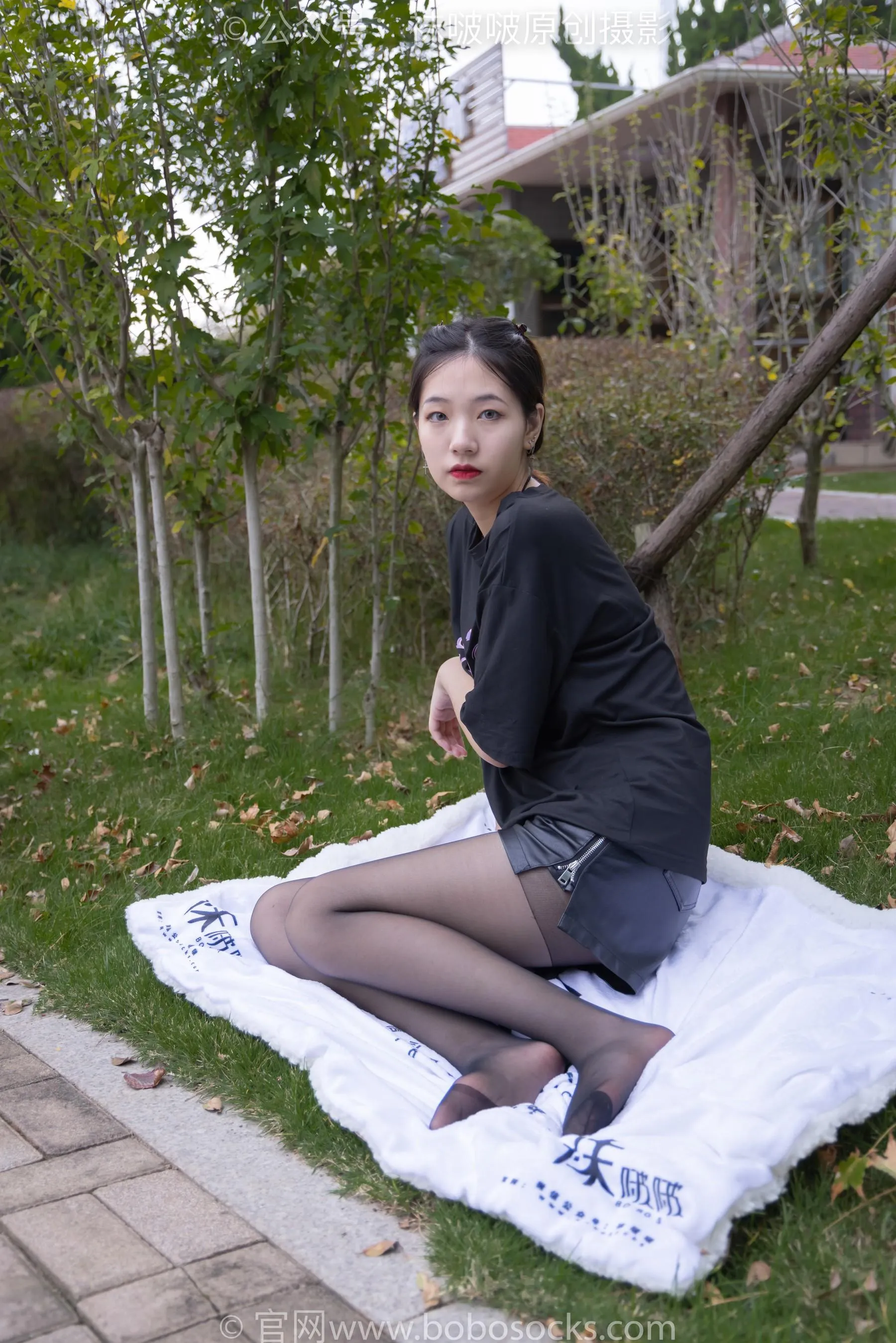 [BoBoSocks袜啵啵]NO.221 小甜豆-马丁靴、黑丝[23] [50P]插图